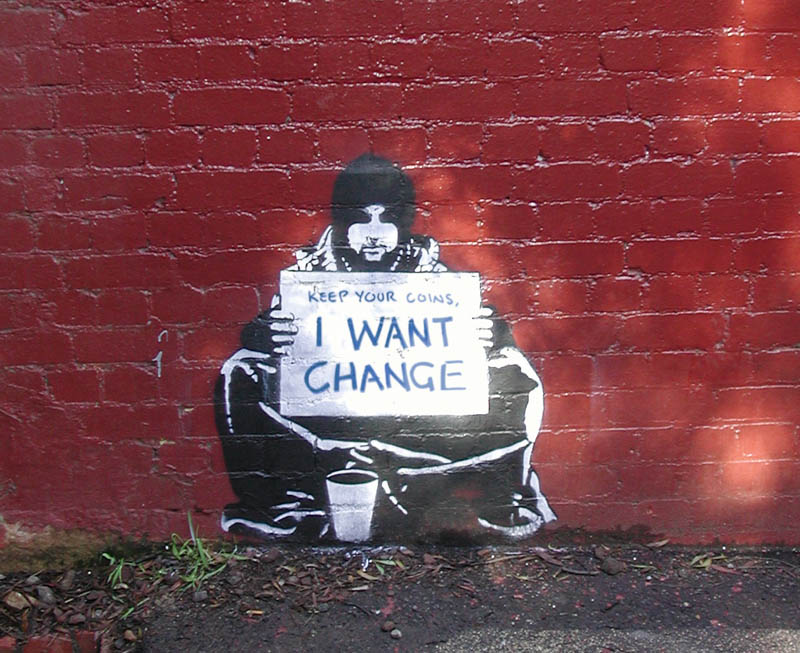 banksy change