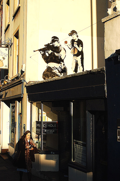 banksy gunmen