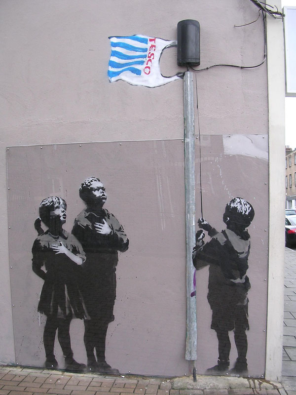 banksy tesco